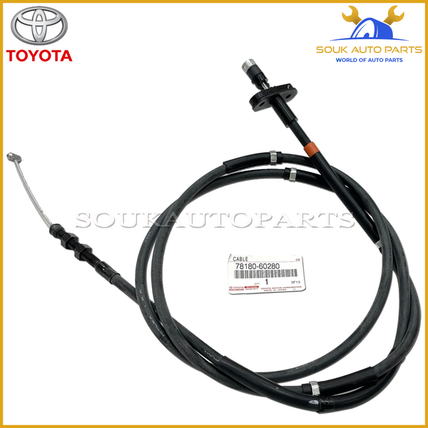 78180-60280 Genuine Toyota CABLE ASSY, ACCELERATOR CONTROL LX450 1FZ