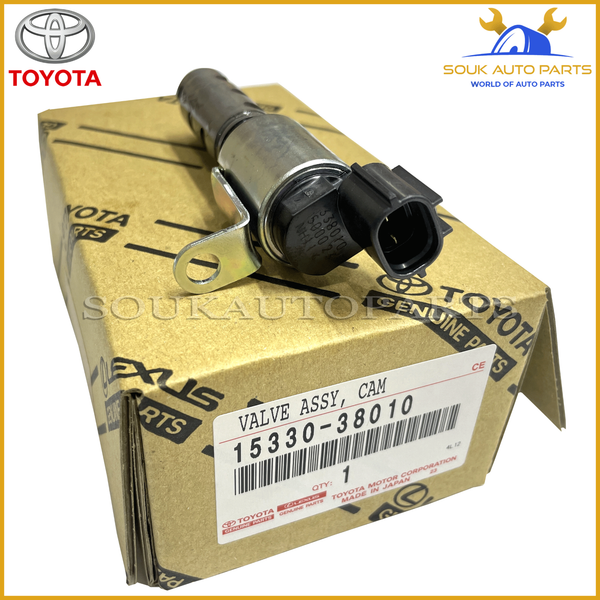 15330-38010 Genuine Toyota VALVE ASSY, CAM TIMING OIL CONTROL, RH/LH 1533038010