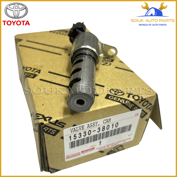 15330-38010 Genuine Toyota VALVE ASSY, CAM TIMING OIL CONTROL, RH/LH 1533038010