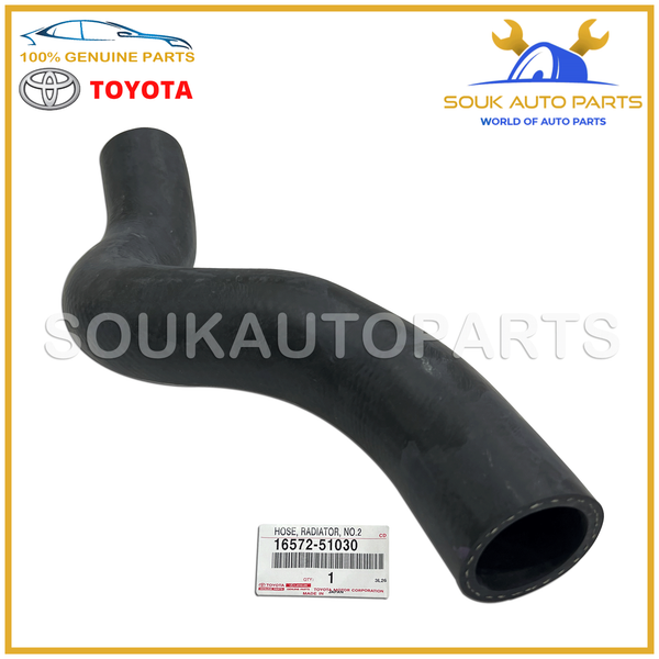 16572-51030 Genuine Toyota HOSE, RADIATOR, NO.2 1657251030 LC LEXUS LX450d LX570