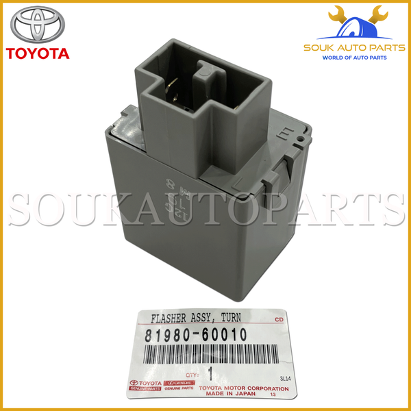 81980-60010 Genuine Toyota FLASHER ASSY,TURN SIGNAL 8198060010 OEM COASTER PRADO