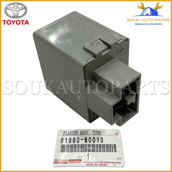 81980-60010 Genuine Toyota FLASHER ASSY,TURN SIGNAL 8198060010 OEM COASTER PRADO