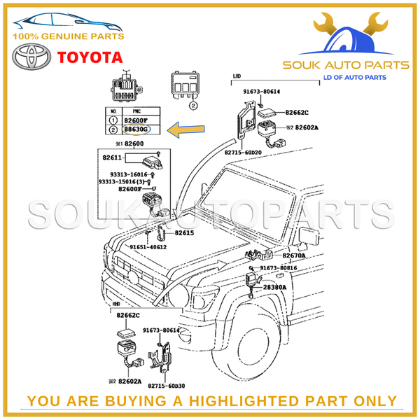 90987-02028 Genuine Toyota RELAY 9098702028 OEM