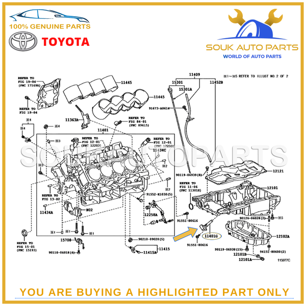 90919-05071 Genuine Toyota SENSOR, CRANK POSITION