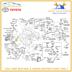 16031-25011 Genuine Toyota INLET SUB-ASSY 1603125011 OEM - Image 2