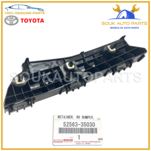 52563-35030 Genuine Toyota RETAINER, REAR BUMPER, UPPER LH 5256335030 OEM - Image 2