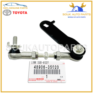 48906-35020 Genuine Toyota LINK ASSY, HEIGHT CONTROL SENSOR, RR  4890635020 OEM