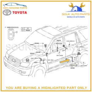 48906-35020 Genuine Toyota LINK ASSY, HEIGHT CONTROL SENSOR, RR  4890635020 OEM