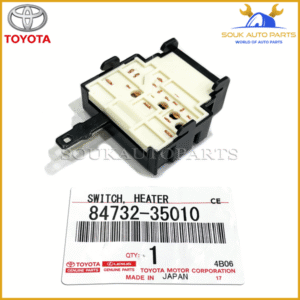 84732-35010 Genuine Toyota SWITCH ASSY, HEATER BLOWER 8473235010 OEM