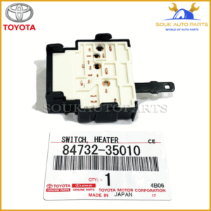 84732-35010 Genuine Toyota SWITCH ASSY, HEATER BLOWER 8473235010 OEM - Image 2