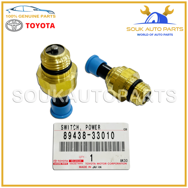 89438-33010 Genuine Toyota SWITCH SET (2 Pcs), POWER STEERING OIL PRESSURE OEM