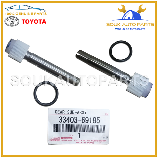 33403-69185 Genuine Toyota SPEEDOMETER (2 Pcs) DRIVEN (ATM) GEAR SUB-ASSY OEM