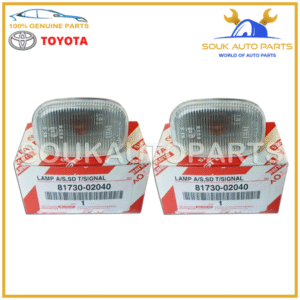 81730-02040 Genuine Toyota LAMP ASSY, SIDE TURN SIGNAL, RH/LH SET OF 2 Pcs