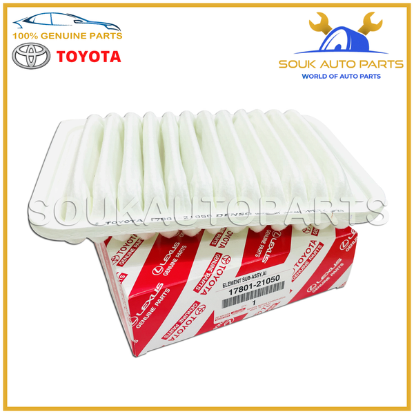 17801-21050 Genuine Toyota ELEMENT SUB-ASSY, AIR CLEANER FILTER Lexus NX200