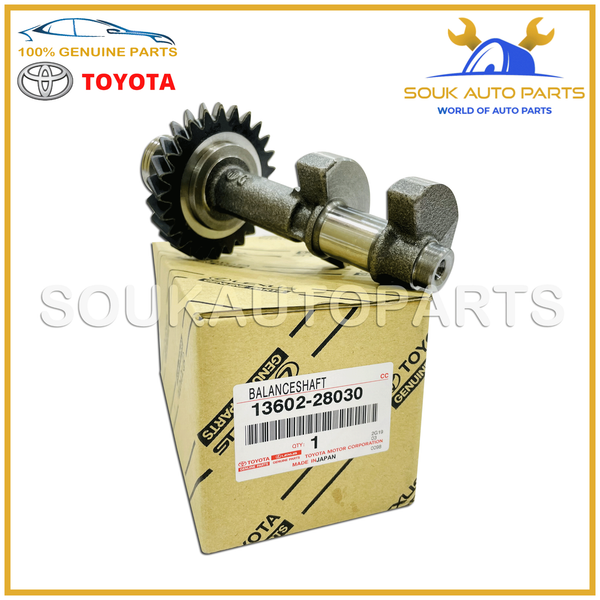 13602-28030 Genuine Toyota BALANCE SHAFT SUB-ASSY,NO.2 1AZFE 2AZFE 2AZFSE 2AZFXE