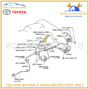 90917-11036 Genuine Toyota FILTER, GAS 9091711036 OEM