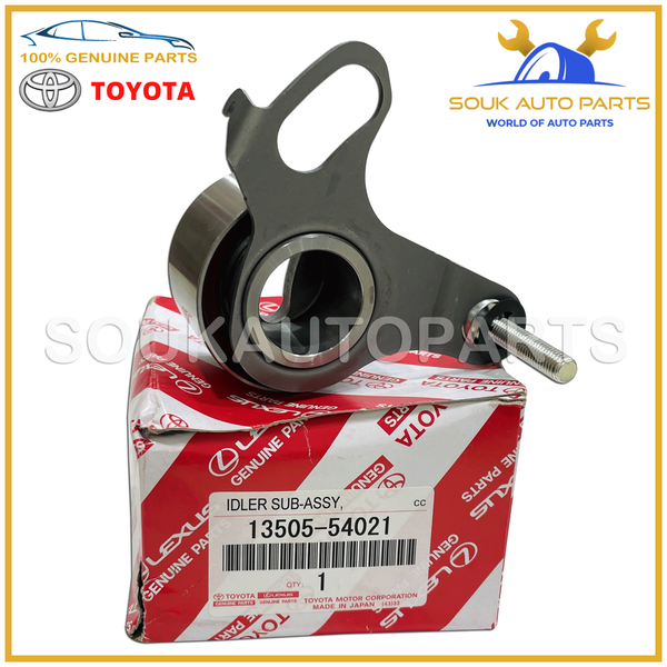 13505-54021 Genuine Toyota TIMING BELT TENSIONER PULLEY 2L 2L-T 3L 5L PRADO
