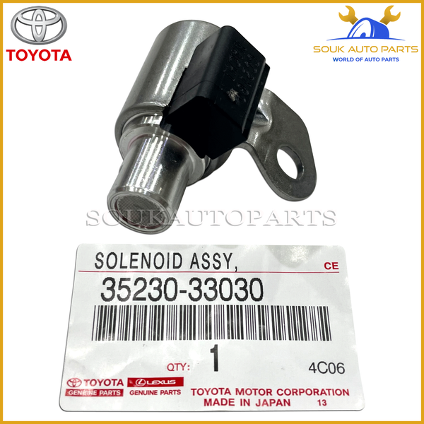 35230-33030 Genuine Toyota SOLENOID ASSY, TRANSMISSION 3WAY, NO.2 3523033030 OEM