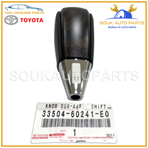 33504-60241-E0 Genuine Toyota KNOB SUB-ASSY SHIFT 3350460241E0 OEM - Image 4