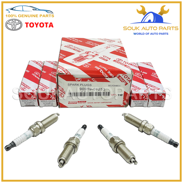 90919-01253 Genuine Toyota SPARK PLUG SET OF 4 IRIDIUM COROLLA PRIUS RAV4 YARIS