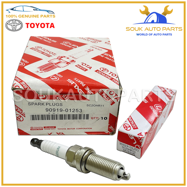 90919-01253 Genuine Toyota SPARK PLUG SET OF 4 IRIDIUM COROLLA PRIUS RAV4 YARIS