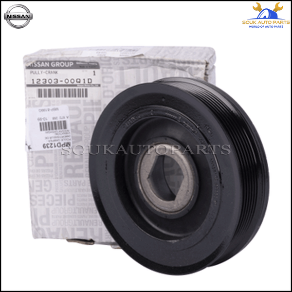 12303-00Q1D Genuine Nissan PULLEY CRANKSHAFT 1230300Q1D OEM