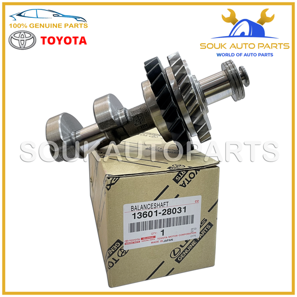 13601-28031 13602-28030 Genuine Toyota BALANCE SHAFT PAIR, NO.1 & NO.2 OEM