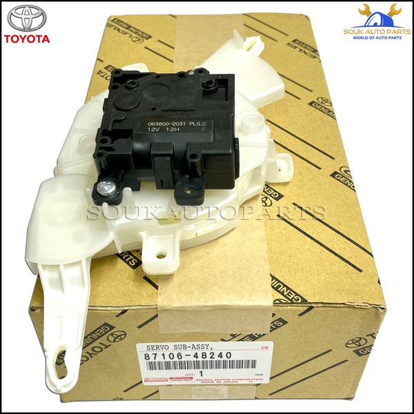 87106-48240 Genuine Toyota DAMPER SERVO AIR CONDITIONER RADIATOR, NO.1 871064824