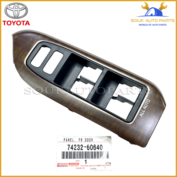 74232-60640 Toyota Genuine PANEL, FR ARMREST BASE, UPPER LH 7423260640 OEM