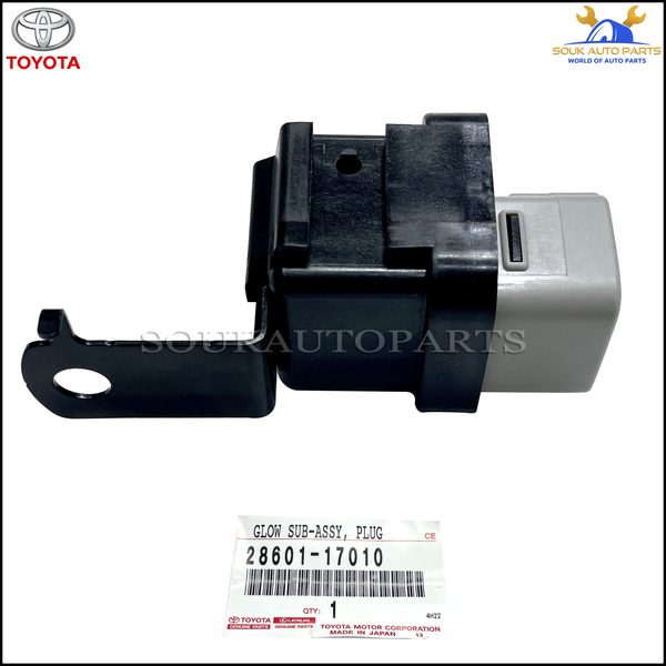 28601-17010 Genuine Toyota RELAY ASSY, GLOW PLUG (SUB) 2860117010 OEM