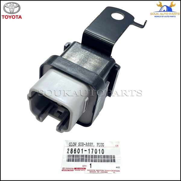 28601-17010 Genuine Toyota RELAY ASSY, GLOW PLUG (SUB) 2860117010 OEM
