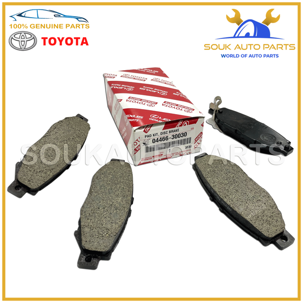 04466-30030 Genuine Toyota Lexus PAD KIT, DISC BRAKE, REAR SUPRA