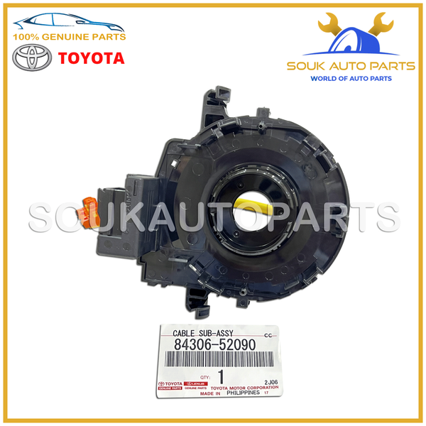 84306-52090 Genuine Toyota CABLE SUB-ASSY, SPIRAL 8430652090