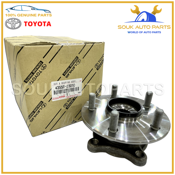43550-33010 Genuine Toyota FRONT WHEEL BEARING & HUB AVALON CCAMRY 2018-2023