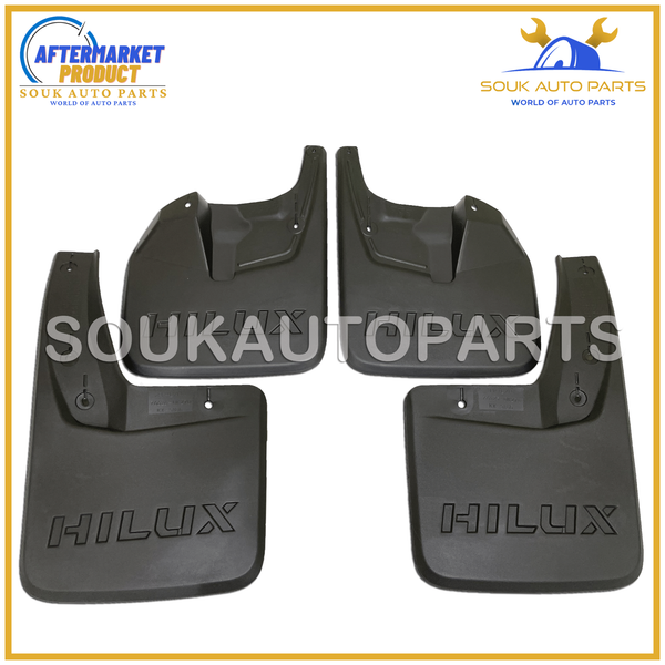 MUDGUARD SET FRONT & REAR, RH & LH For Toyota HILUX 2.5Ltr