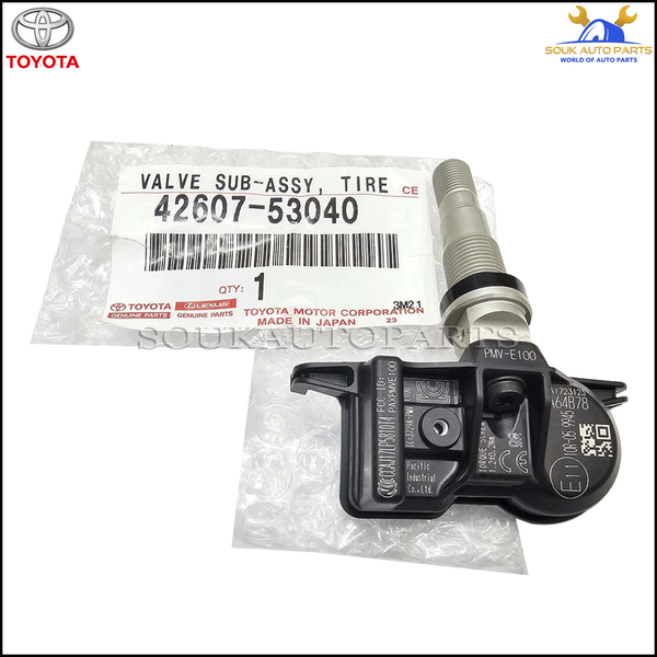 42607-53040 Genuine Toyota VALVE SUB-ASSY, TIRE 4260753040 OEM
