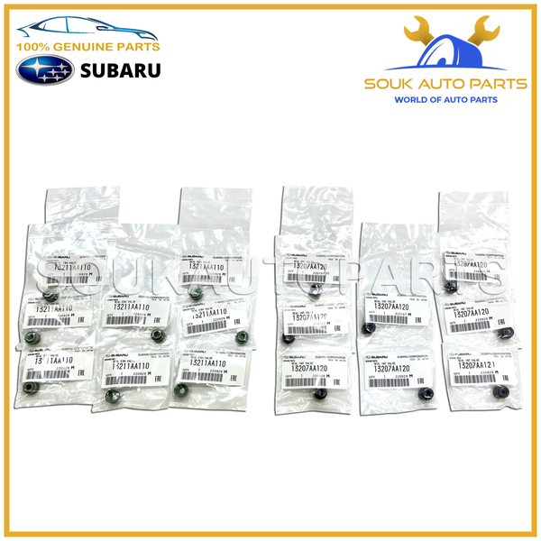 13211AA110 & 13207AA120 Genuine Subaru VALVE STEM SEALS EXHAUST INTAKE EJ20 EJ25