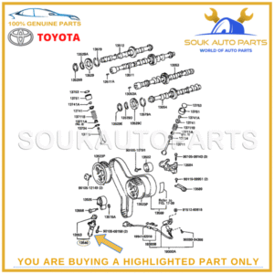 13540-62021 Genuine Toyota TIMING BELT TENSIONER, NO.1 1354062021 OEM