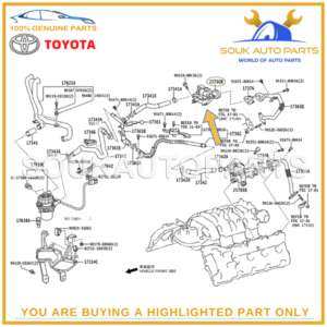 25701-38132 Genuine Toyota VALVE ASSY, AIR SWITCHING LAND CRUISER LEXUS GX460 LX