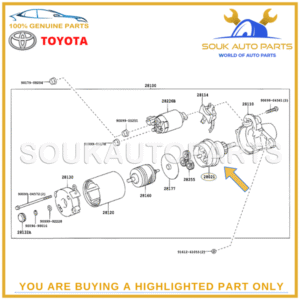 28021-73020 Genuine Toyota CLUTCH SUB-ASSY, STARTER CENTER BRNG 2802173020 OEM