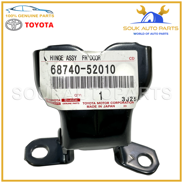 68740-52010 Genuine Toyota HINGE ASSY, FRONT DOOR, LOWER LH 6874052010 OEM