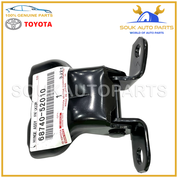 68740-52010 Genuine Toyota HINGE ASSY, FRONT DOOR, LOWER LH 6874052010 OEM