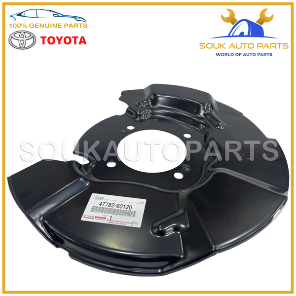 47782-60120 Genuine Toyota COVER, DISC BRAKE DUST, FRONT LH 4778260120 4RUNNER