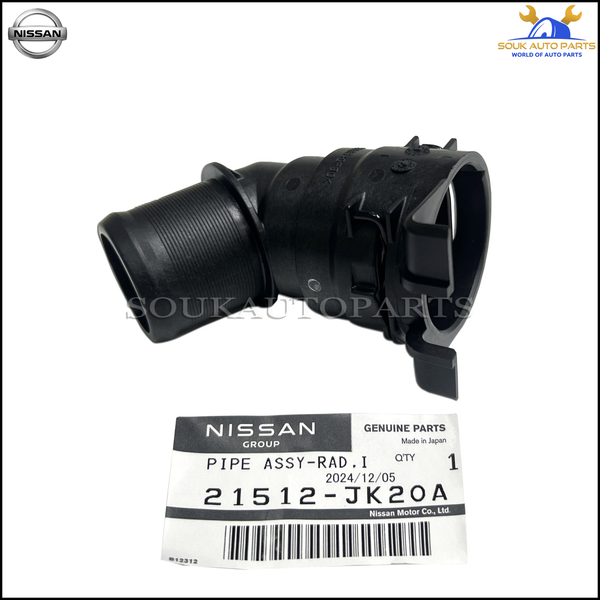 21512-JK20A Genuine Nissan PIPE ASSY-RAD,INLET 21512JK20A OEM