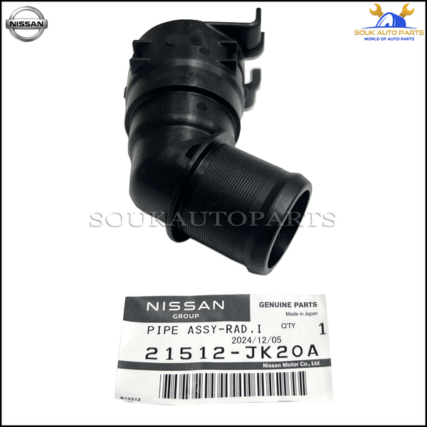 21512-JK20A Genuine Nissan PIPE ASSY-RAD,INLET 21512JK20A OEM
