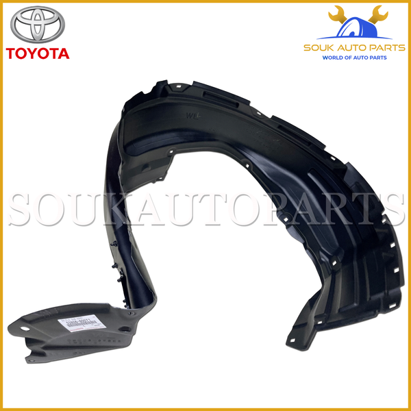 53806-60071 Genuine Toyota SHIELD SUB ASSY, FR FENDER LINER 5380660071 OEM
