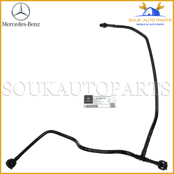A1665001091 Genuine Mercedes Benz RADIATOR OVERFLOW HOSE PIPE- BLEED LINE