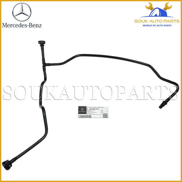 A1665001091 Genuine Mercedes Benz RADIATOR OVERFLOW HOSE PIPE- BLEED LINE