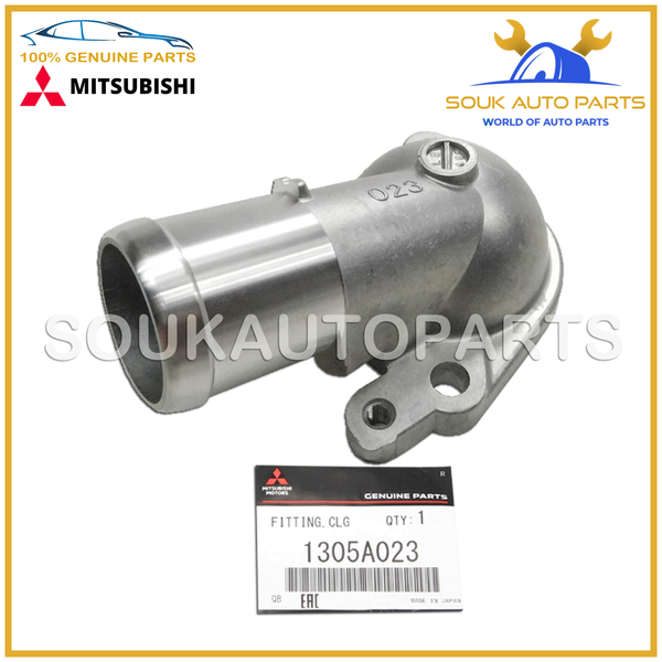 1305A023 Genuine Mitsubishi FITTING, CLG WATER INLET H OEM
