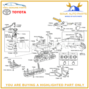 77300-52040 Genuine Toyota CAP ASSY, FUEL TANK 7730052040 OEM CAMRY COROLLA